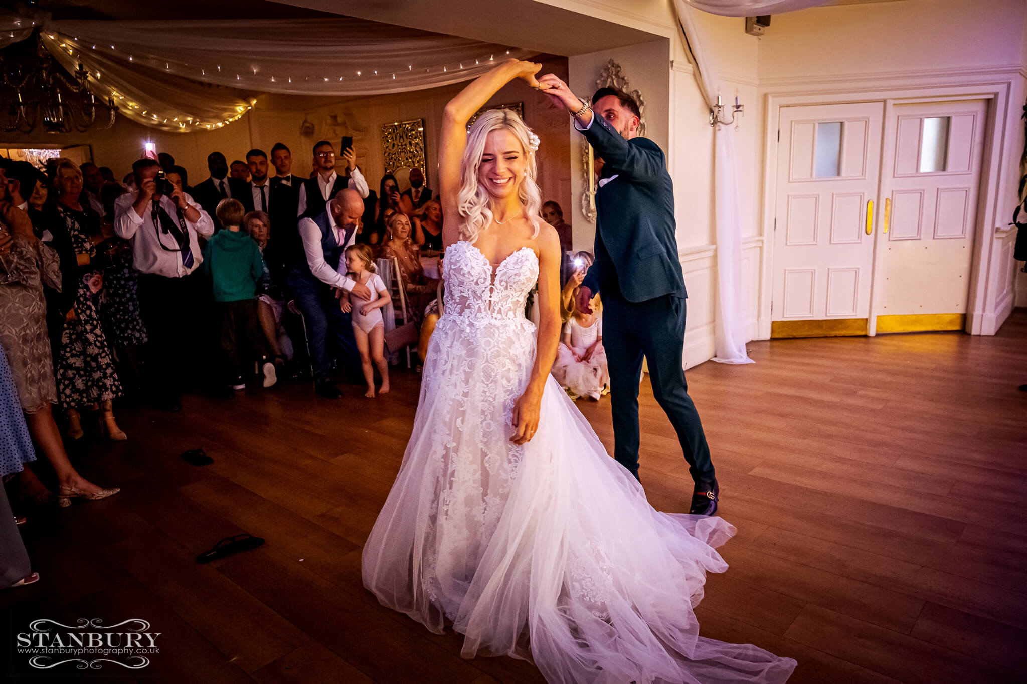 wedding-first-dance-eaves-hall-photography